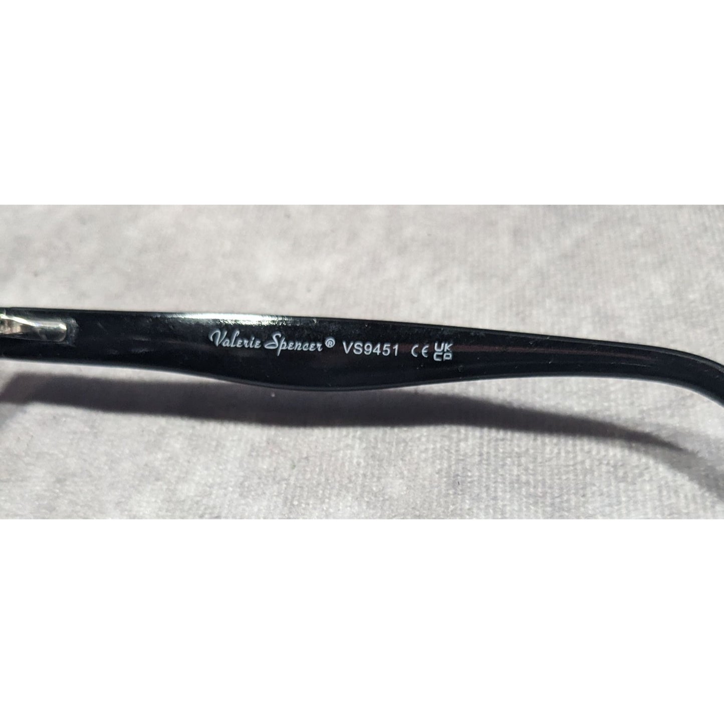 Valerie Spencer Shiny Black VS9451 Sunglasses