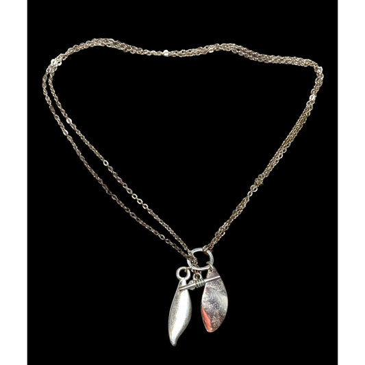 Whimsical Fairycore Leaf Charm Toggle Necklace