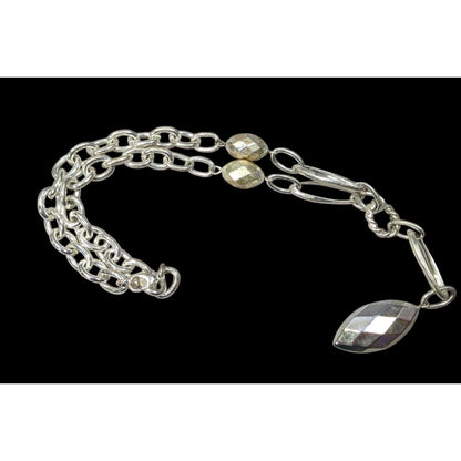 Chunky Glam Silver Tone & Statement Necklace