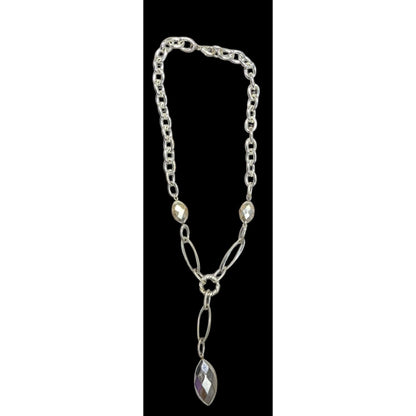 Chunky Glam Silver Tone & Statement Necklace