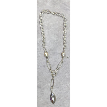 Chunky Glam Silver Tone & Statement Necklace
