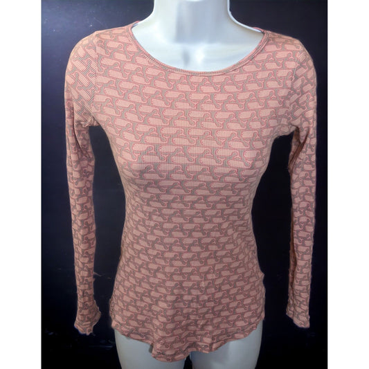 Vintage Energie Pink And Grey Whale Thermal