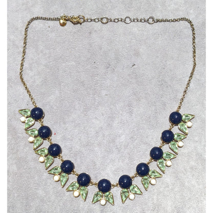 J.Crew Floral Gemmed Necklace