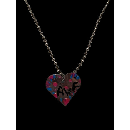 Handmade Heart AVF Necklace