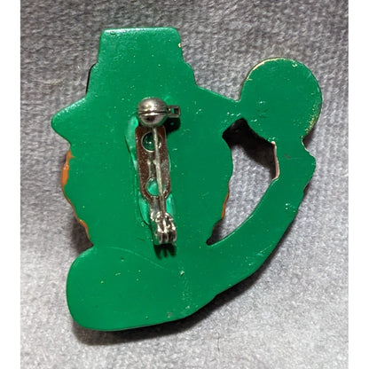 Vintage Lucky Leprechaun Brooch