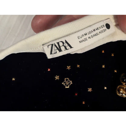 Zara White Rib Knit Bodycon Dress