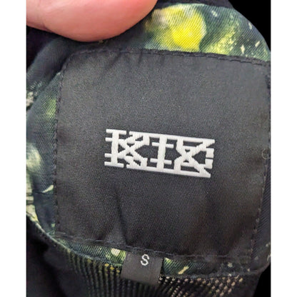 KTZ Tie Dye Black Yellow And White Lightweight Jacket Size Small