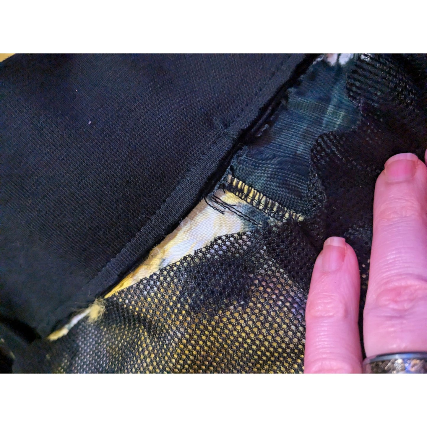 KTZ Tie Dye Black Yellow And White Lightweight Jacket Size Small