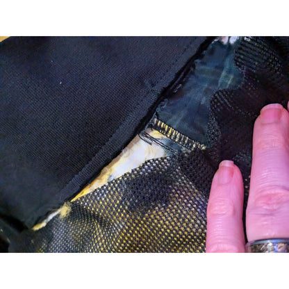 KTZ Tie Dye Black Yellow And White Lightweight Jacket Size Small