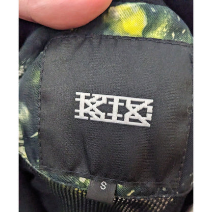 KTZ Tie Dye Black Yellow And White Lightweight Jacket Size Small