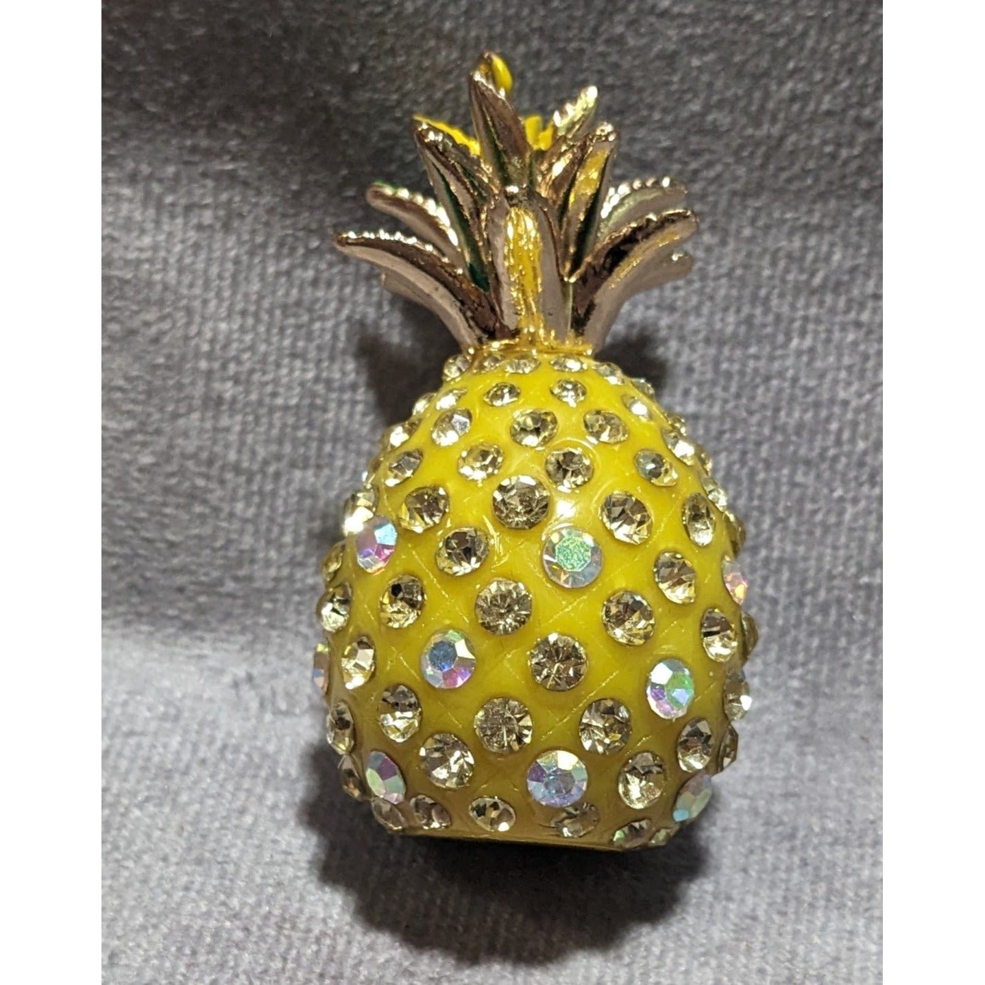 Rhinestone Glam Pineapple Pendant