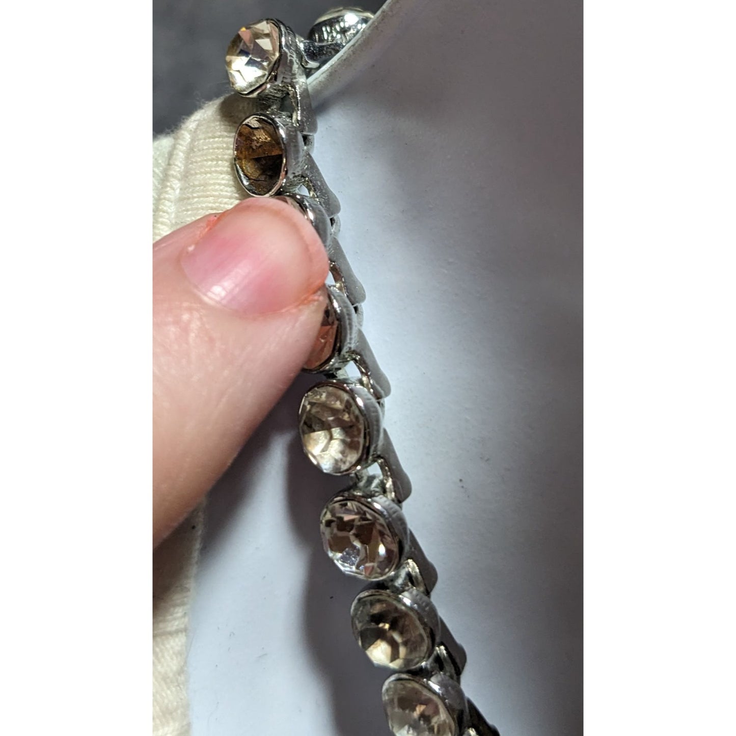 Vintage Monet Sparkling Crystal Necklace