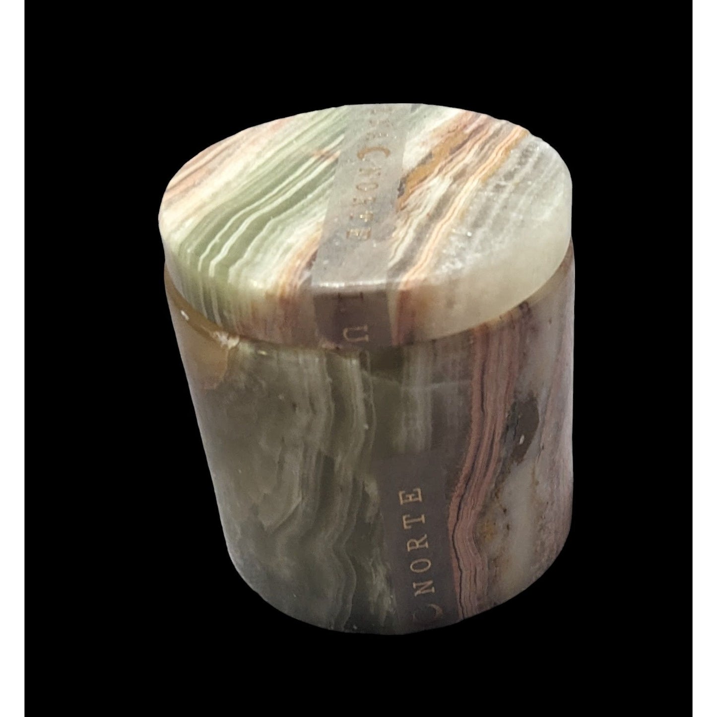 Luna Norte Green Banded Onyx Box