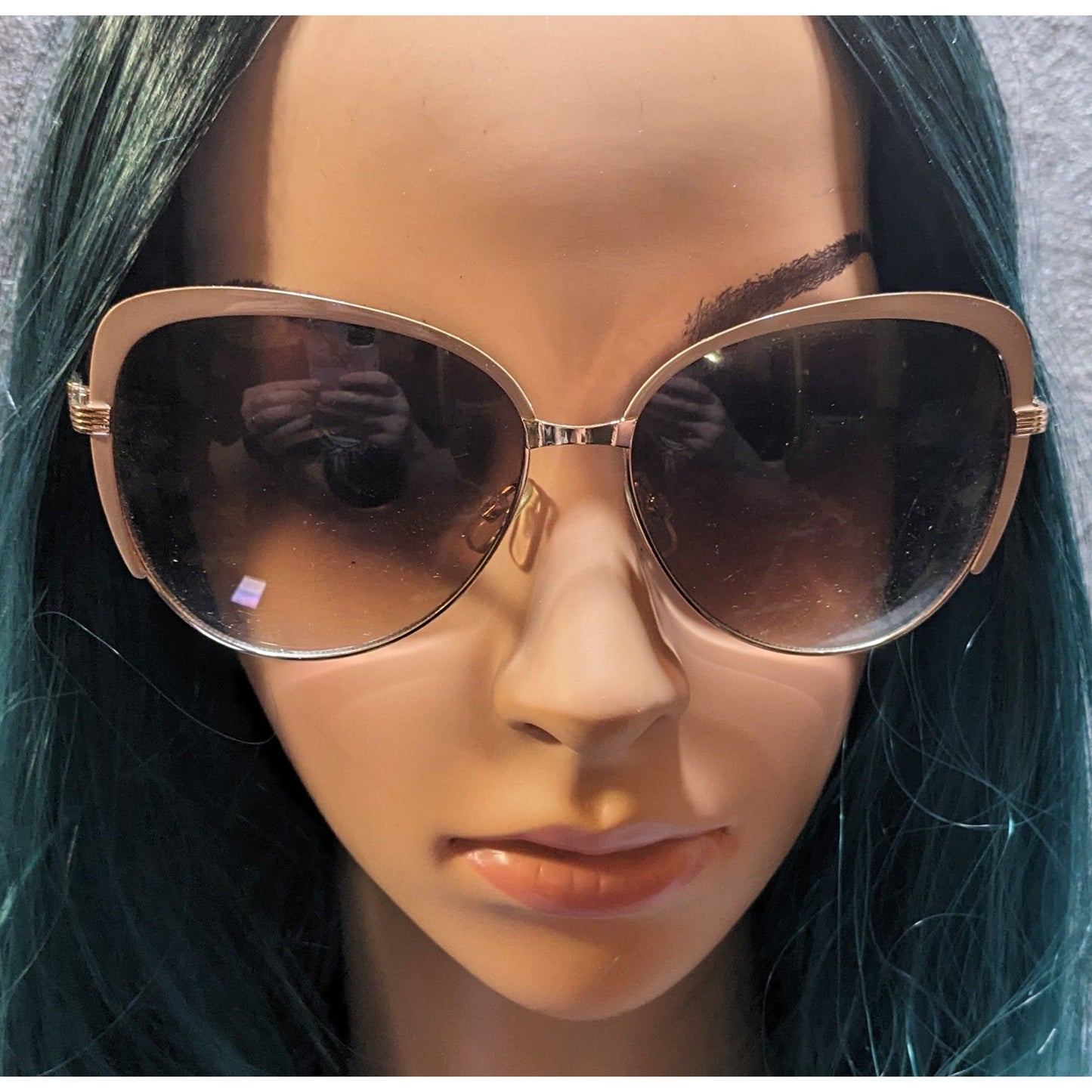 Rocawear Pinkish Biege Oversized Sunglasses