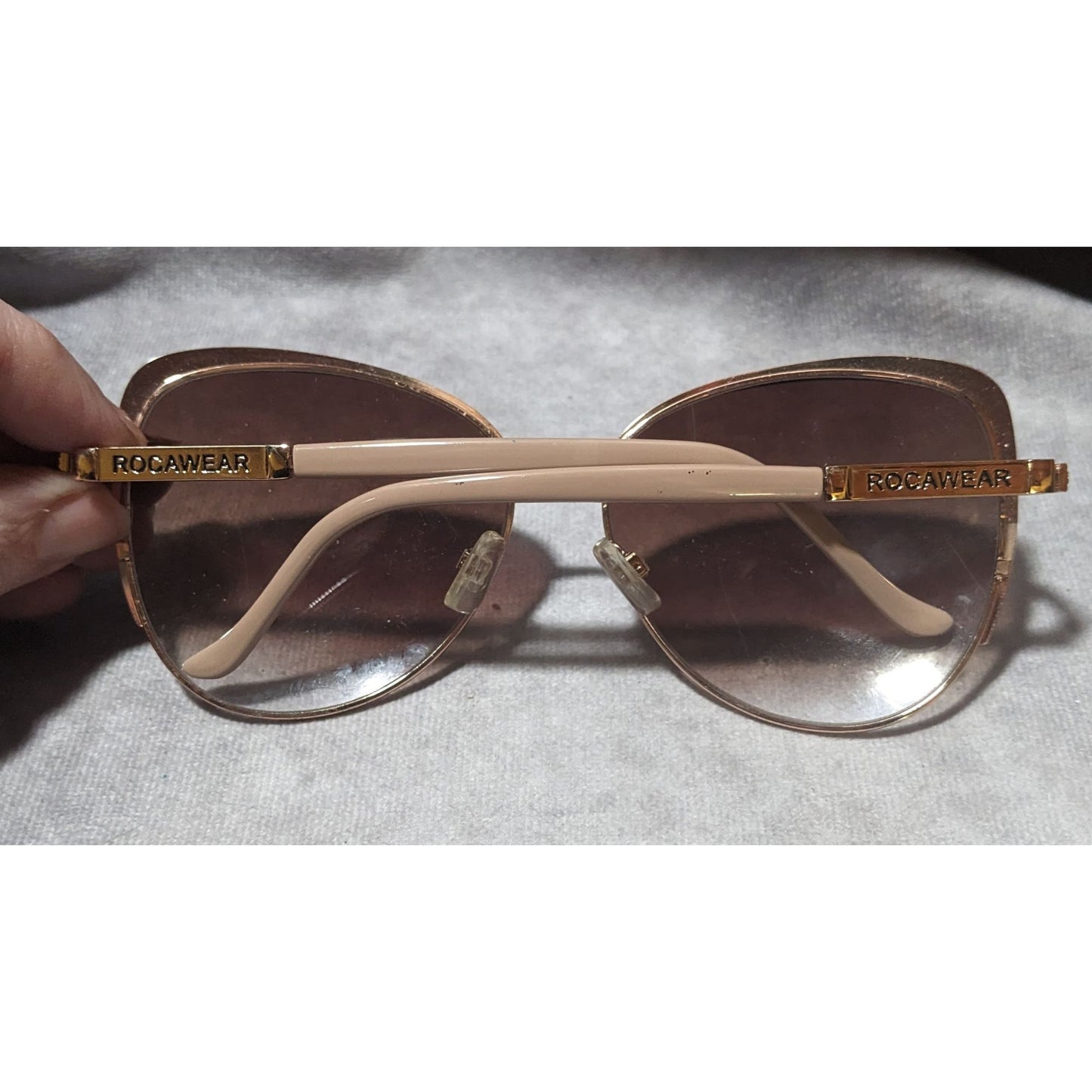 Rocawear Pinkish Biege Oversized Sunglasses