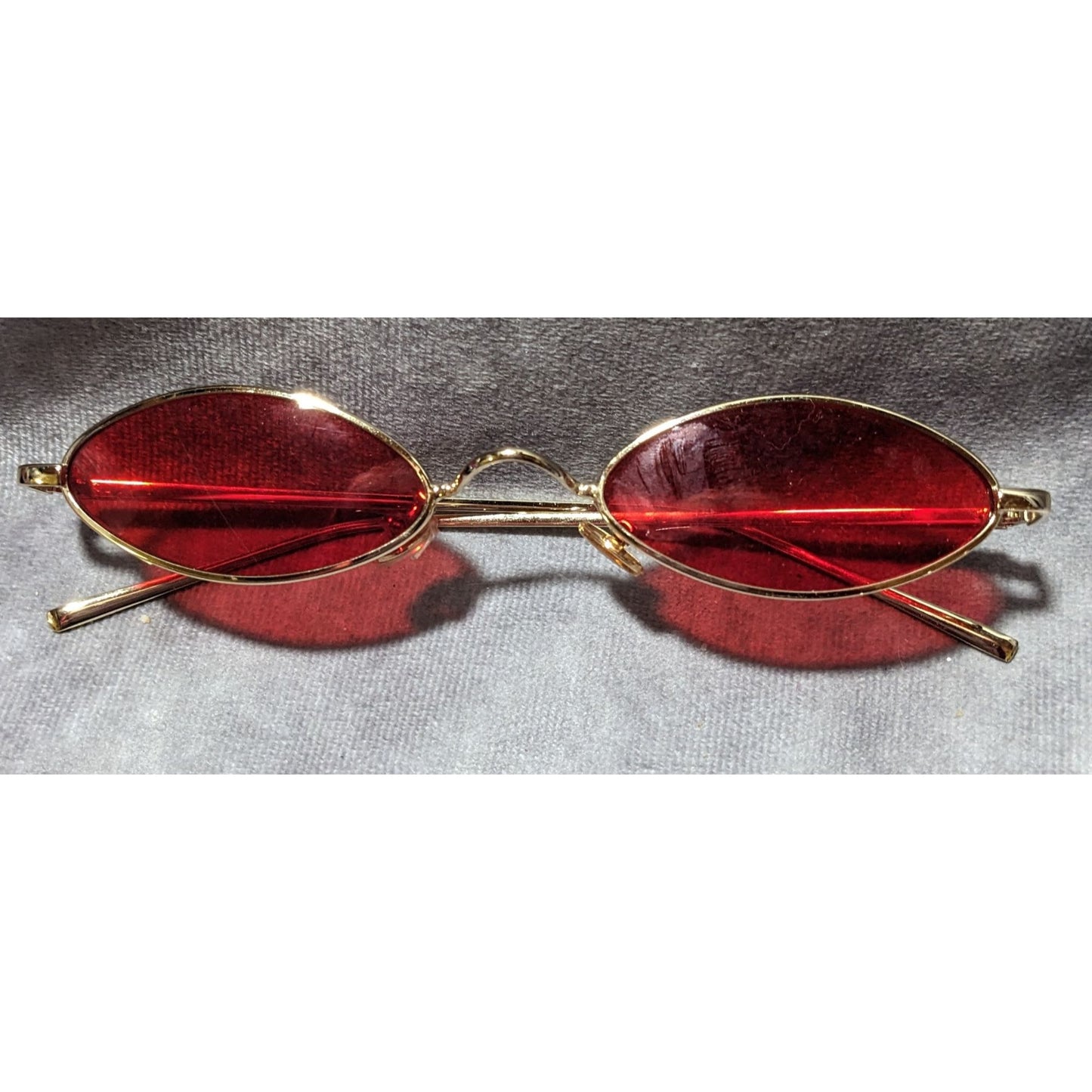 Retro Red Vampire Fashion Sunglasses