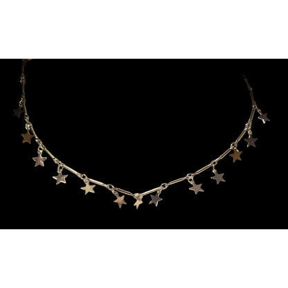 Minimalist Gold Star Charm Choker Necklace