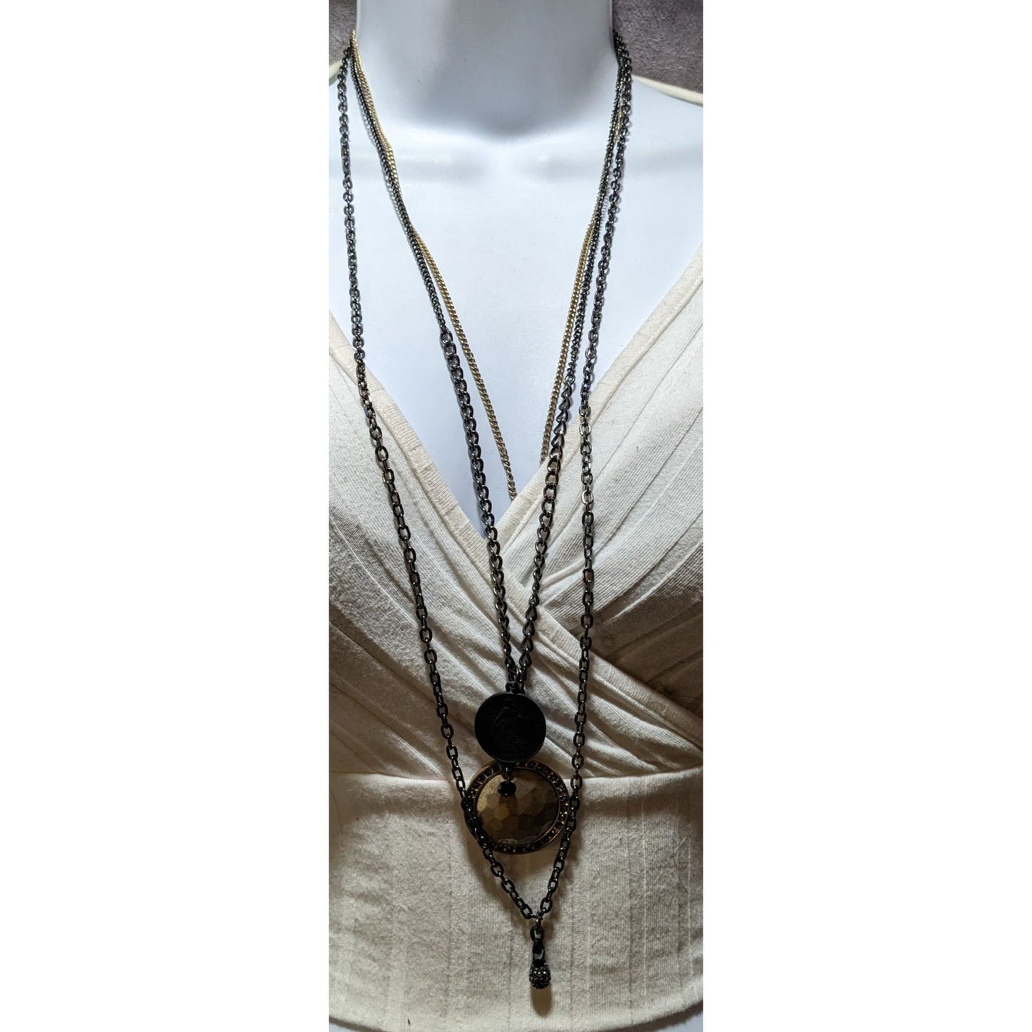 Multilayer Medallion Necklace