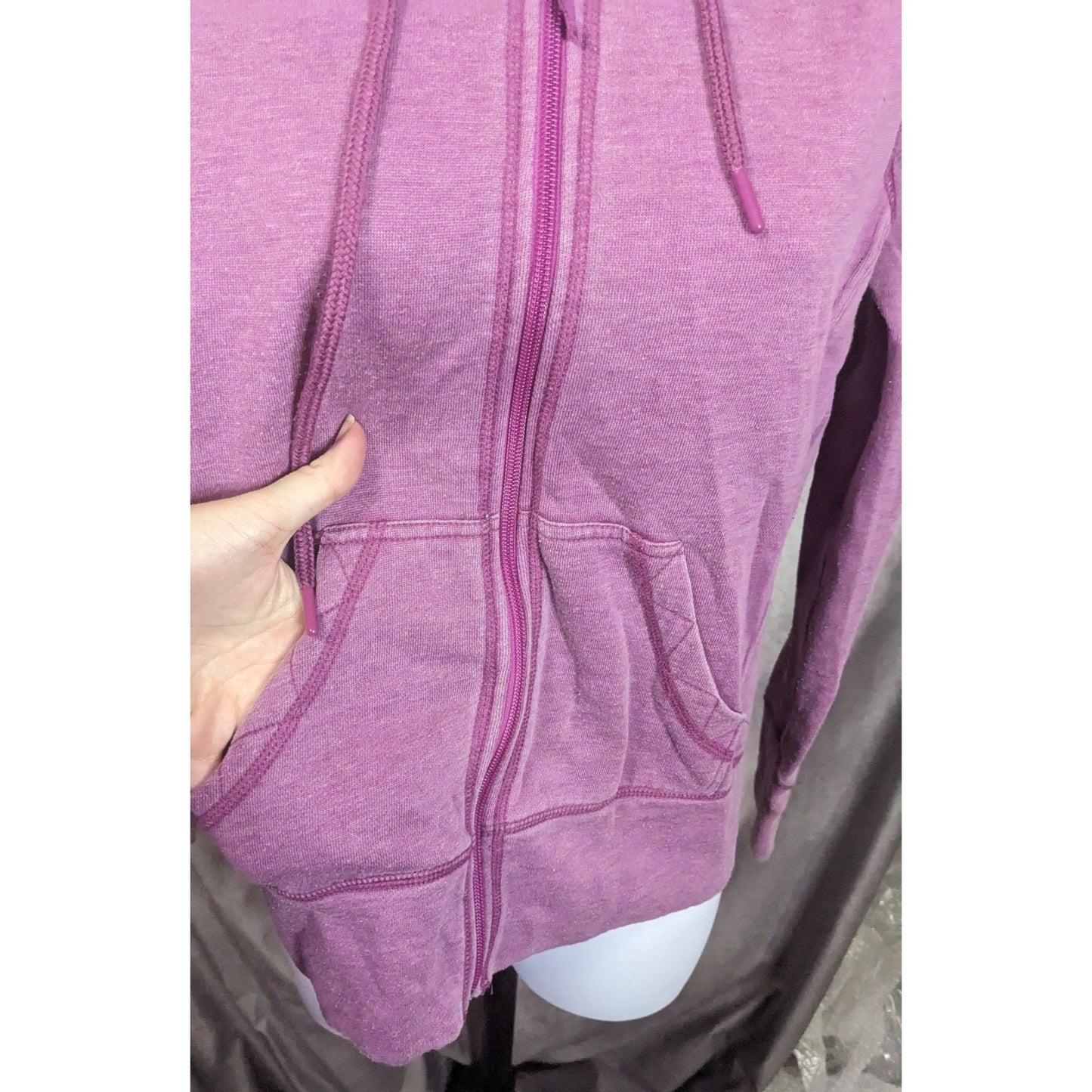 Eddie Bauer Purple Zip Hoodie