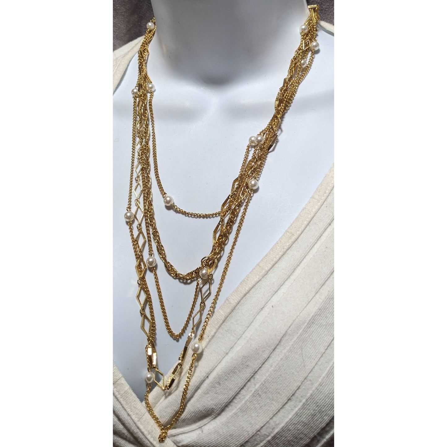 Something Special Gold Glam Multilayer Necklace