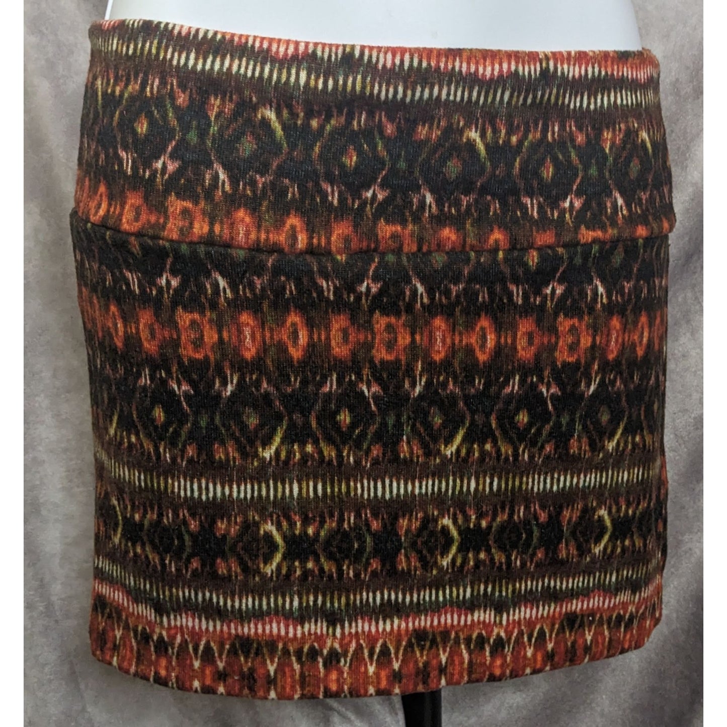 Urvana Abstract Mini Skirt