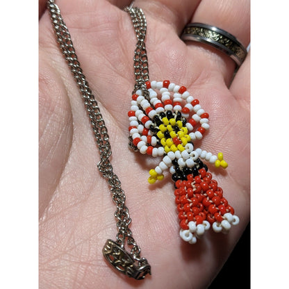 Vintage Southwestern Beaded Doll Necklace