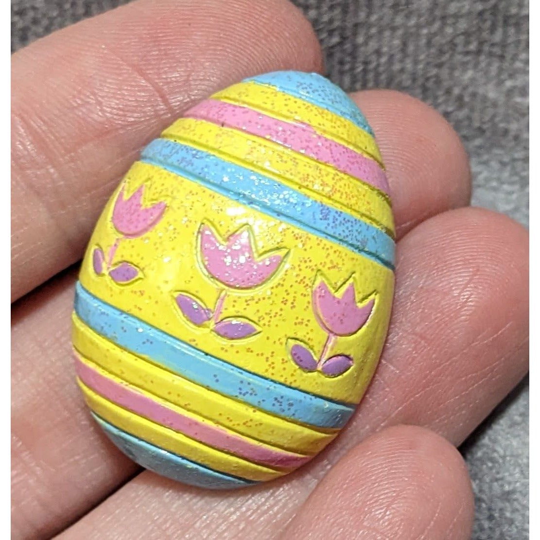 Glitter Easter Egg Brooch