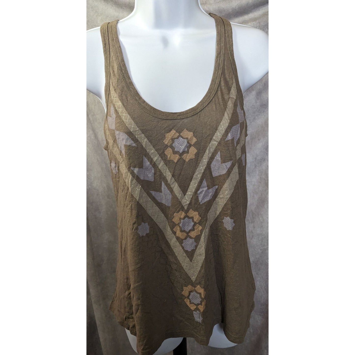 American Eagle Outfitters Bohemian Hippie Earthy Tank Top