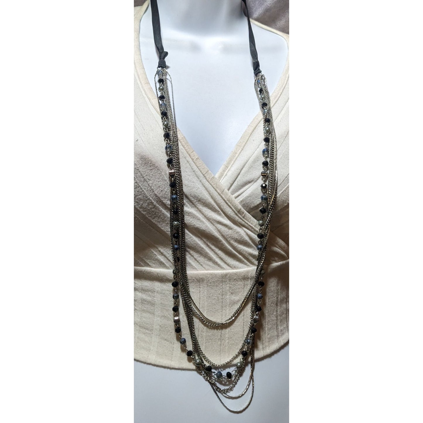 Simply Vera Vera Wang Multilayer Chain Necklace