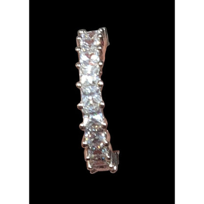 Glamorous Bridal Cubic Zirconia Eternity Band