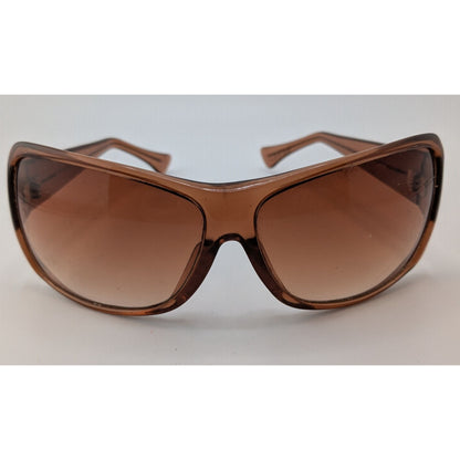 Nicole Miller Madrid Brown Gradient Oversized Sunglasses