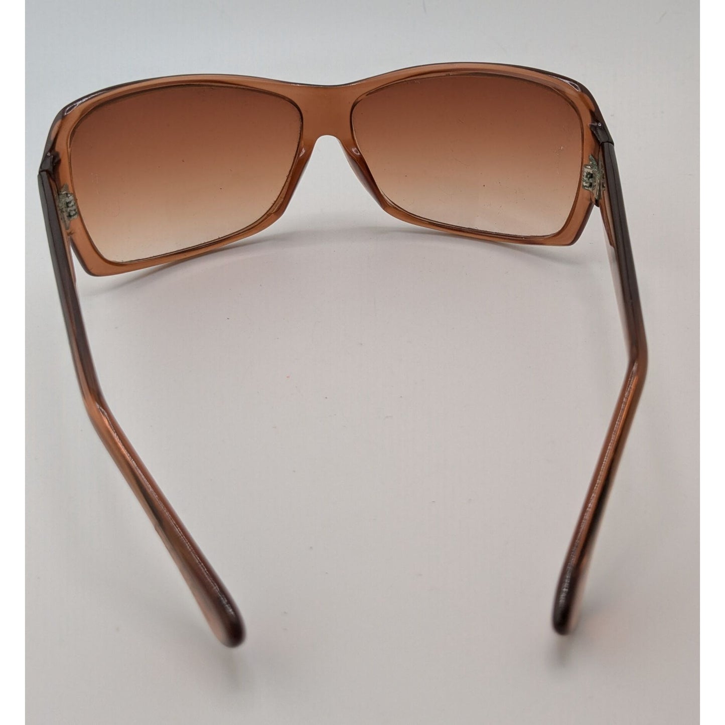 Nicole Miller Madrid Brown Gradient Oversized Sunglasses