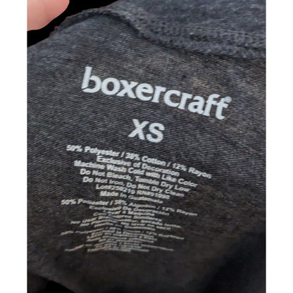 Charcoal Clemson Tigers All-Star Lace-Up Tri-Blend Tee Dress Size XS