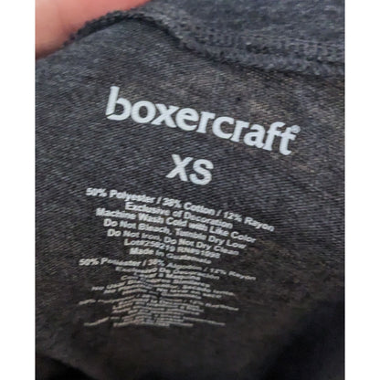 Charcoal Clemson Tigers All-Star Lace-Up Tri-Blend Tee Dress Size XS