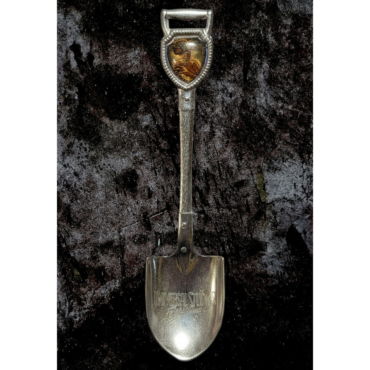Vintage Retro Metal Silver Tone ET Universal Studios Florida Souvenir Spoon 4.5 Inches
