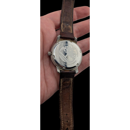 Timberland Mens Indiglo Analog Watch With Brown Leather Band