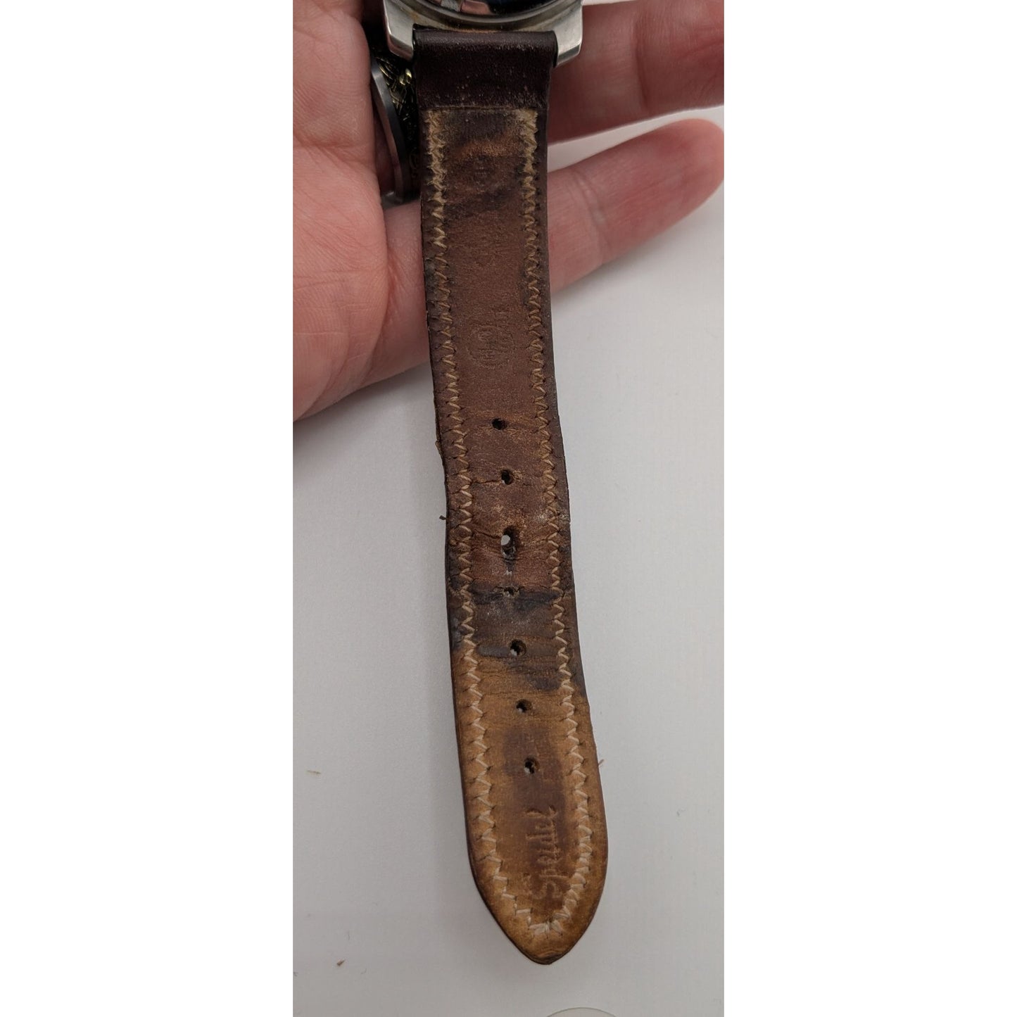 Timberland Mens Indiglo Analog Watch With Brown Leather Band