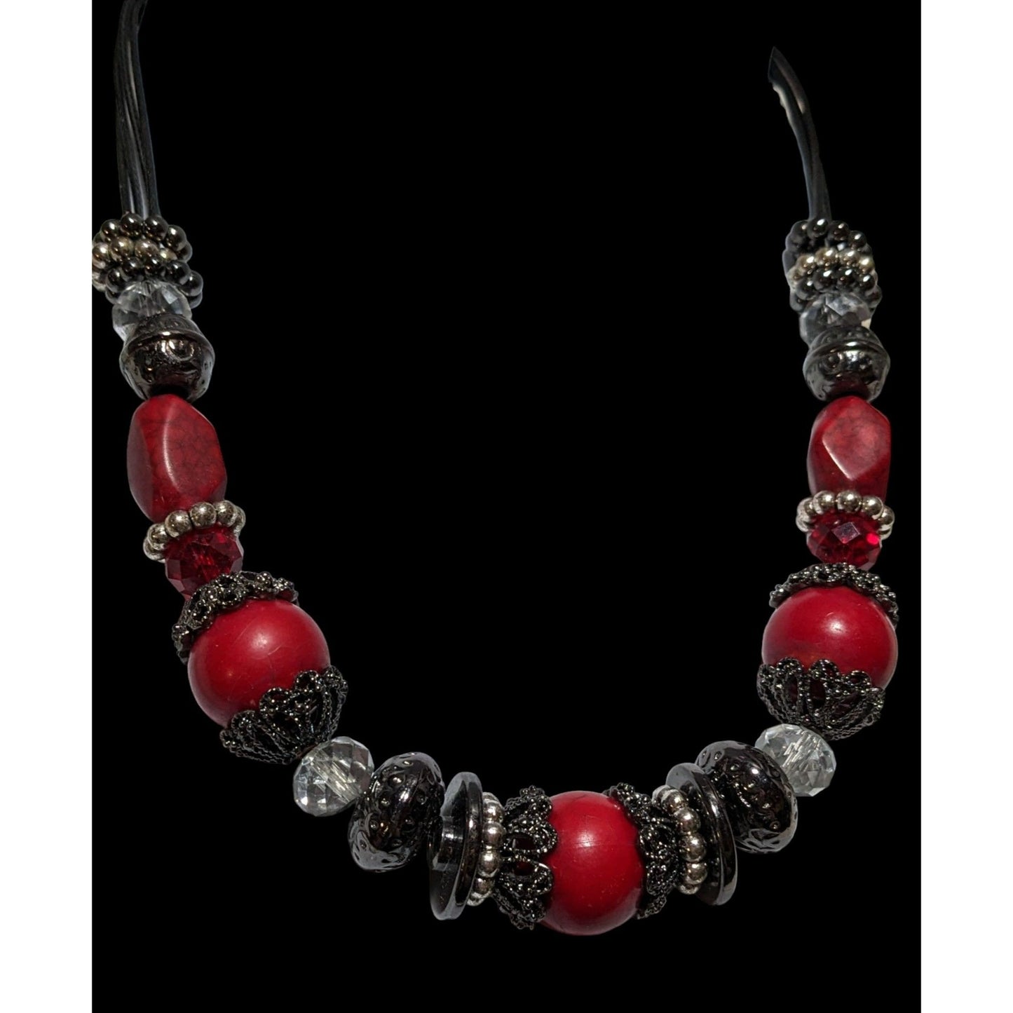 Erica Lyons Gothic Vampire Beaded Necklace