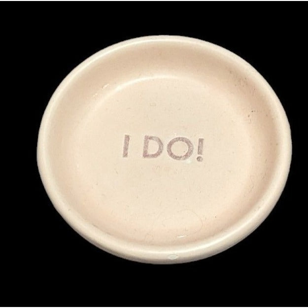 I Do Ceramic Trinket Dish