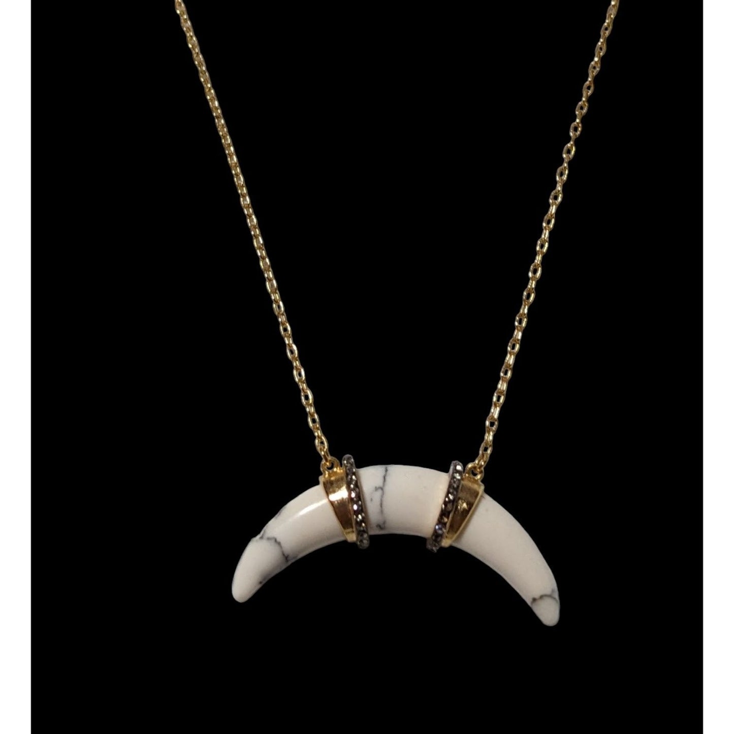 Stella & Dot Curved Horn Necklace