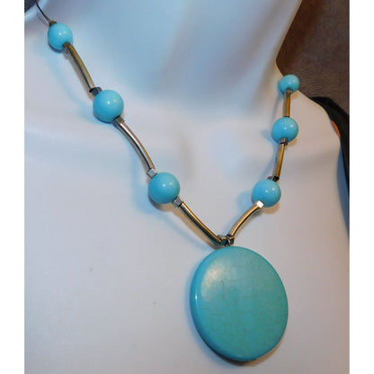 Turquoise Pendant Necklace