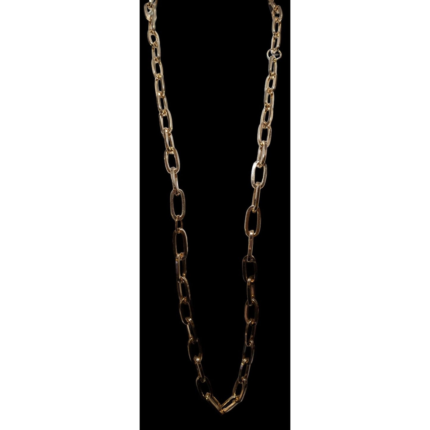 Glam Large Link Heavy Gold Chain Necklace