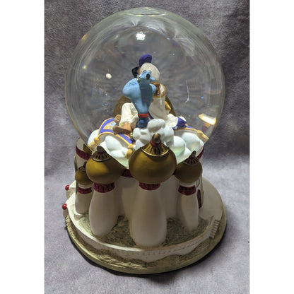 Vintage Aladdin Music Box Snow Globe