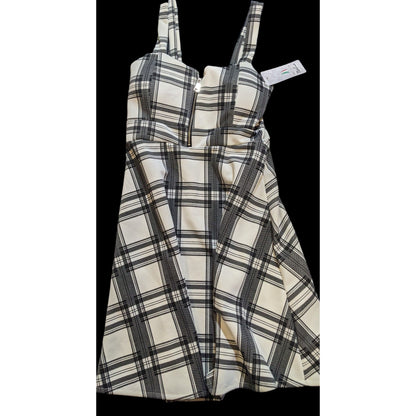 Moda Italia Plaid Summer Dress