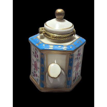 Vintage Cottagecore Teapot Trinket Box
