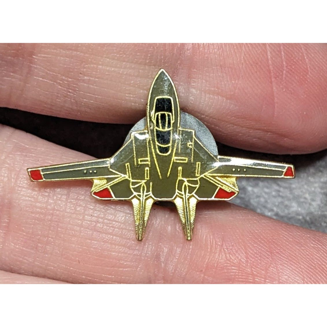 Vintage F-14 Tomcat Military Aircraft Collectible Enamel Pin