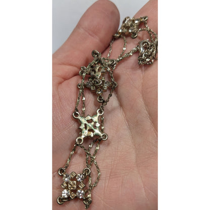 Icing Y2K Industrial Glam Rhinestone Choker Necklace