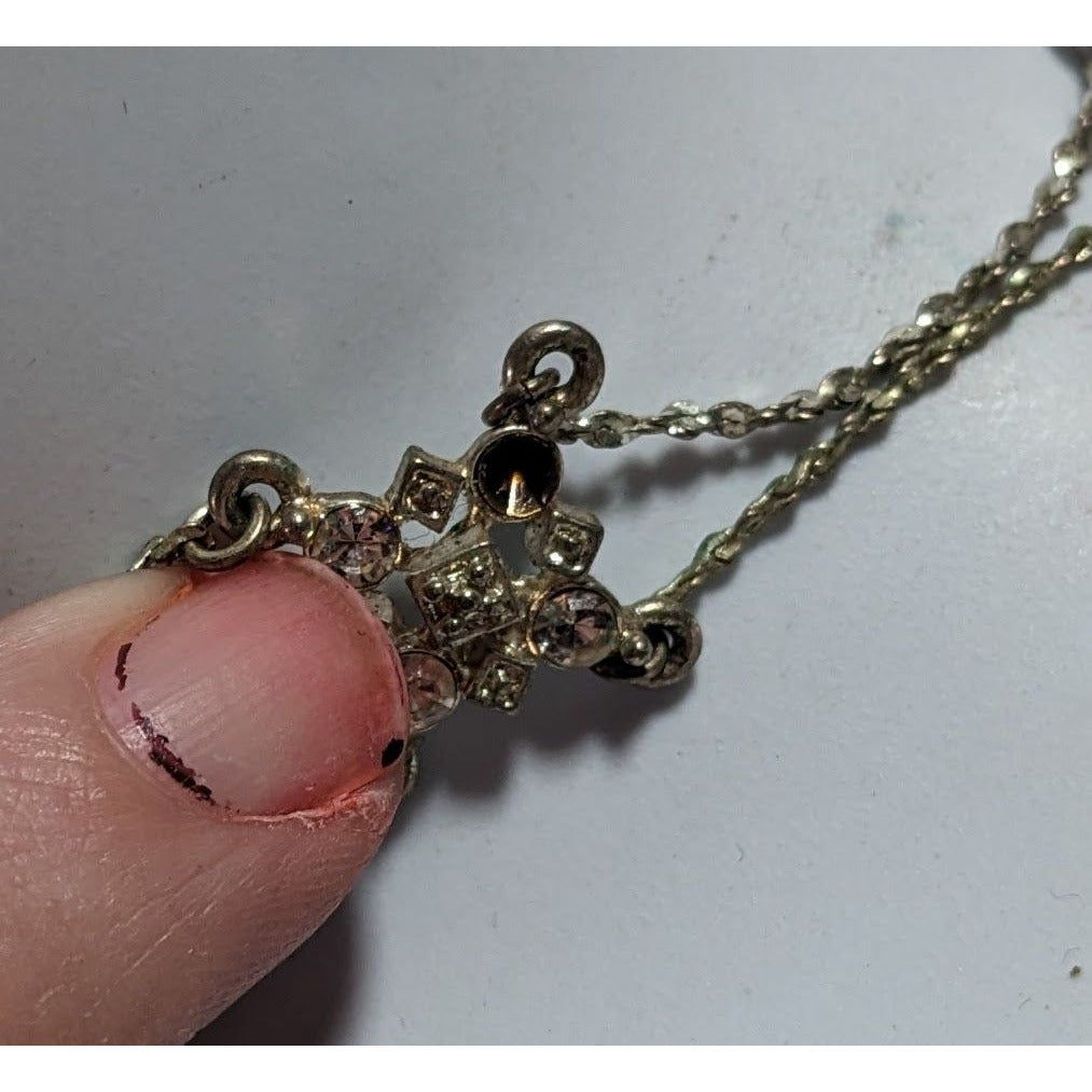 Icing Y2K Industrial Glam Rhinestone Choker Necklace