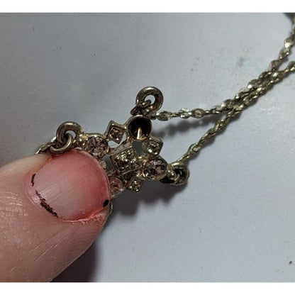Icing Y2K Industrial Glam Rhinestone Choker Necklace