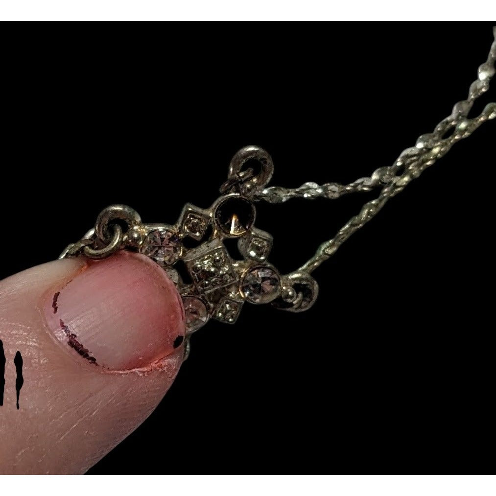 Icing Y2K Industrial Glam Rhinestone Choker Necklace